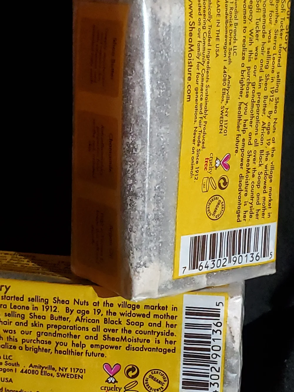 Pack 2 Shea Moisture Raw Shea Chamomile & Argan Oil Eczema Bar Soap Discontinued
